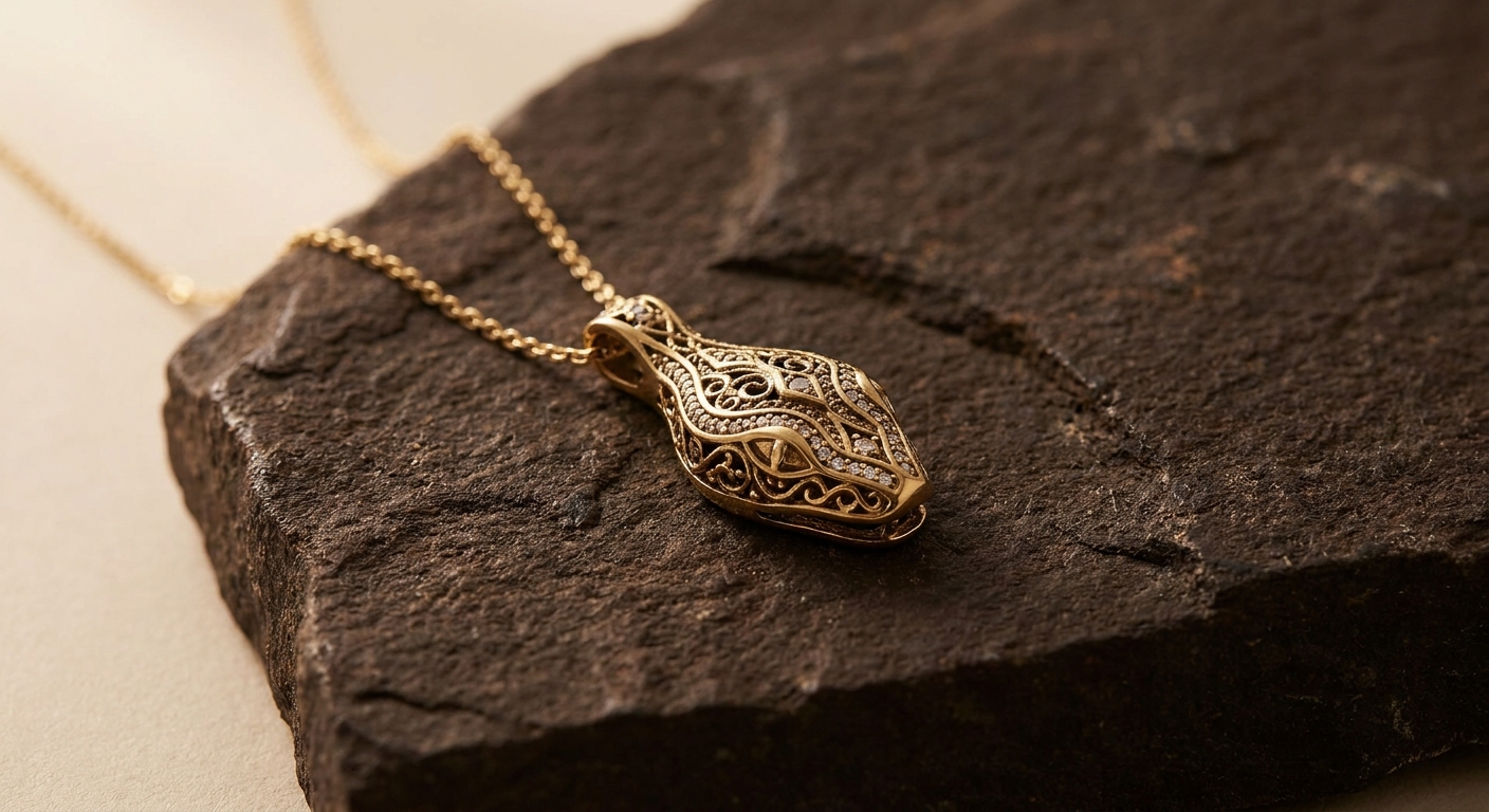 Şahmeran Charm Kolye